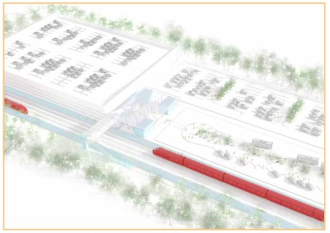 Regional station concept from AECOM13 report, chapter 5.