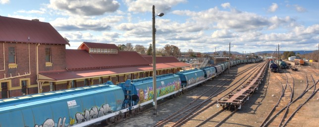 Looking Sydney-bound (north-east) from Goulburn Station. Image: Hot Rails